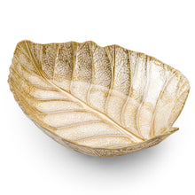 Load image into Gallery viewer, Botanical Gold Leaf Bowl
