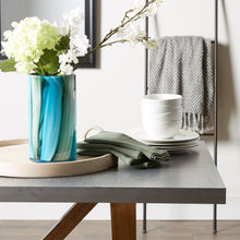 Load image into Gallery viewer, Ocean Wave Glass Vase