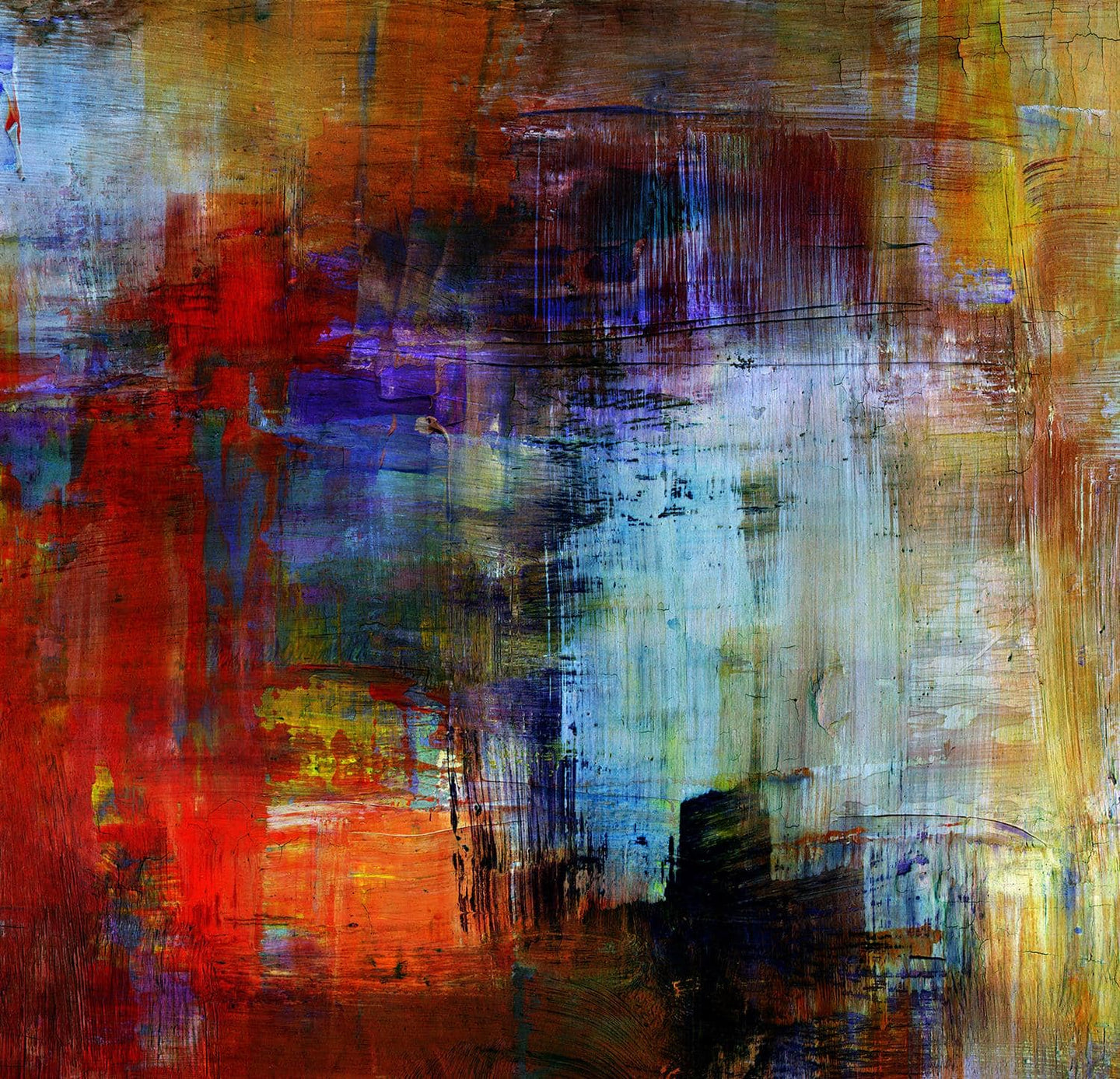 Abstract Elements Canvas (32wx32H)