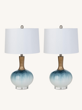 Load image into Gallery viewer, Gold Bottleneck Table Lamps (Set of 2)
